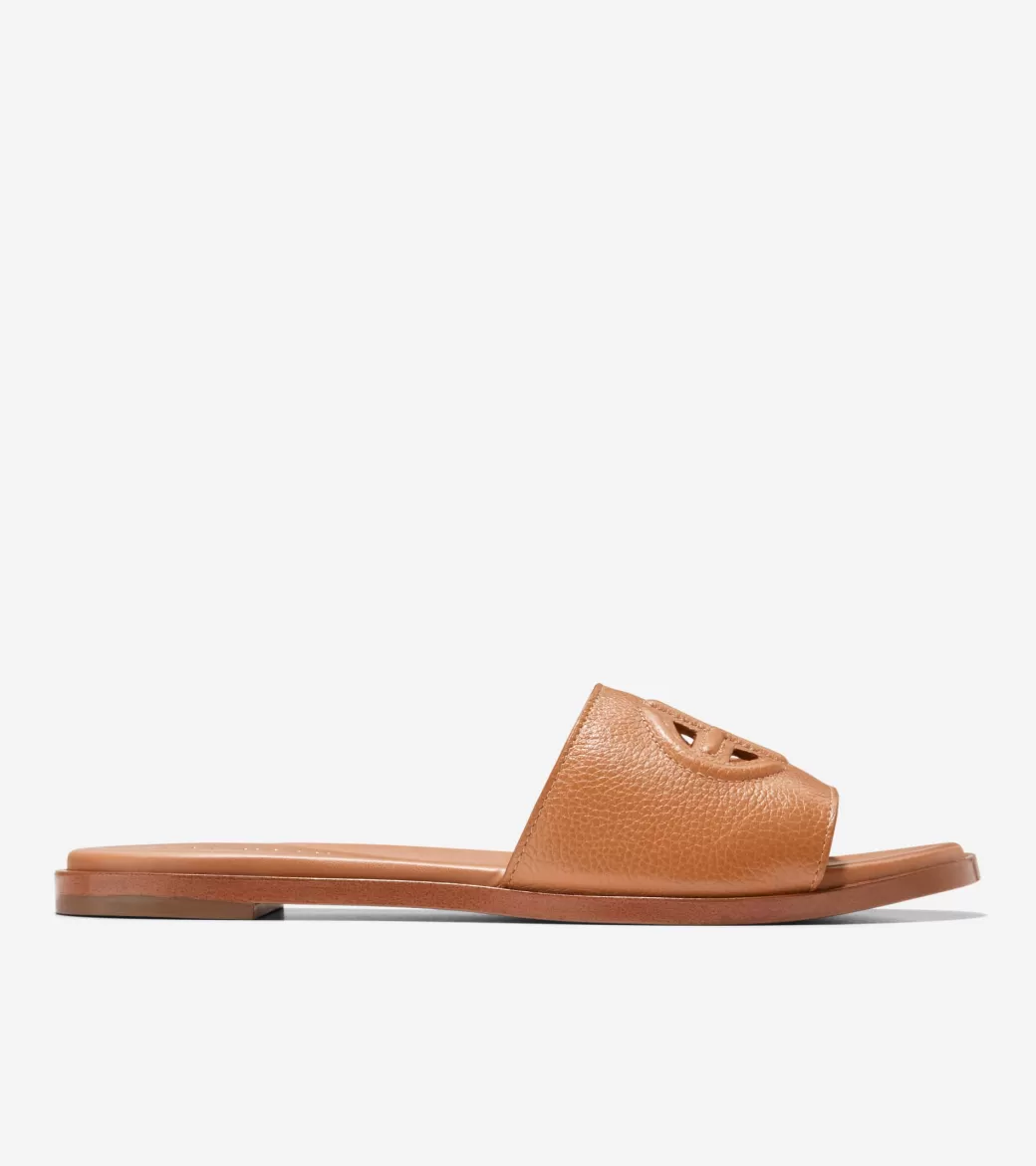 Sandalias de Ante Mujer | Women's Flynn Logo Slide Sandals-Cole Haan Cheap