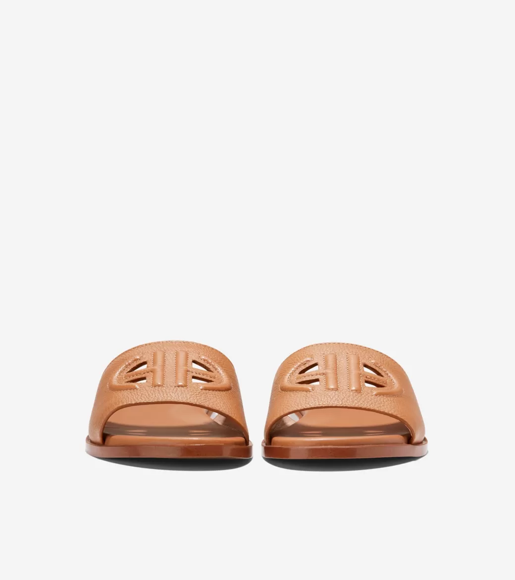 Sandalias de Ante Mujer | Women's Flynn Logo Slide Sandals-Cole Haan Cheap