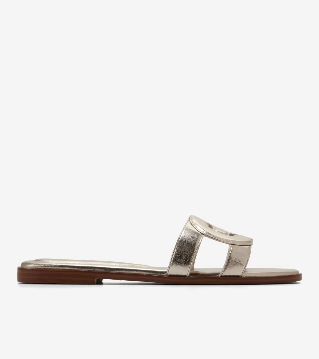 Sandalias de Piel Mujer | Women's Chrisee Slide Sandals-Cole Haan Sale