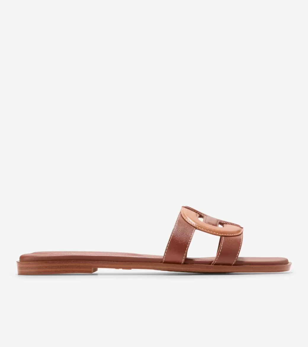 Sandalias de Piel Mujer | Women's Chrisee Slide Sandals-Cole Haan Flash Sale