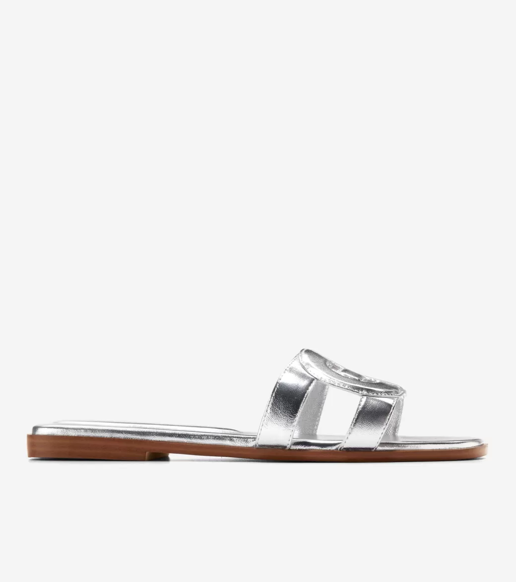 Sandalias de Piel Mujer | Women's Chrisee Slide Sandals-Cole Haan Clearance