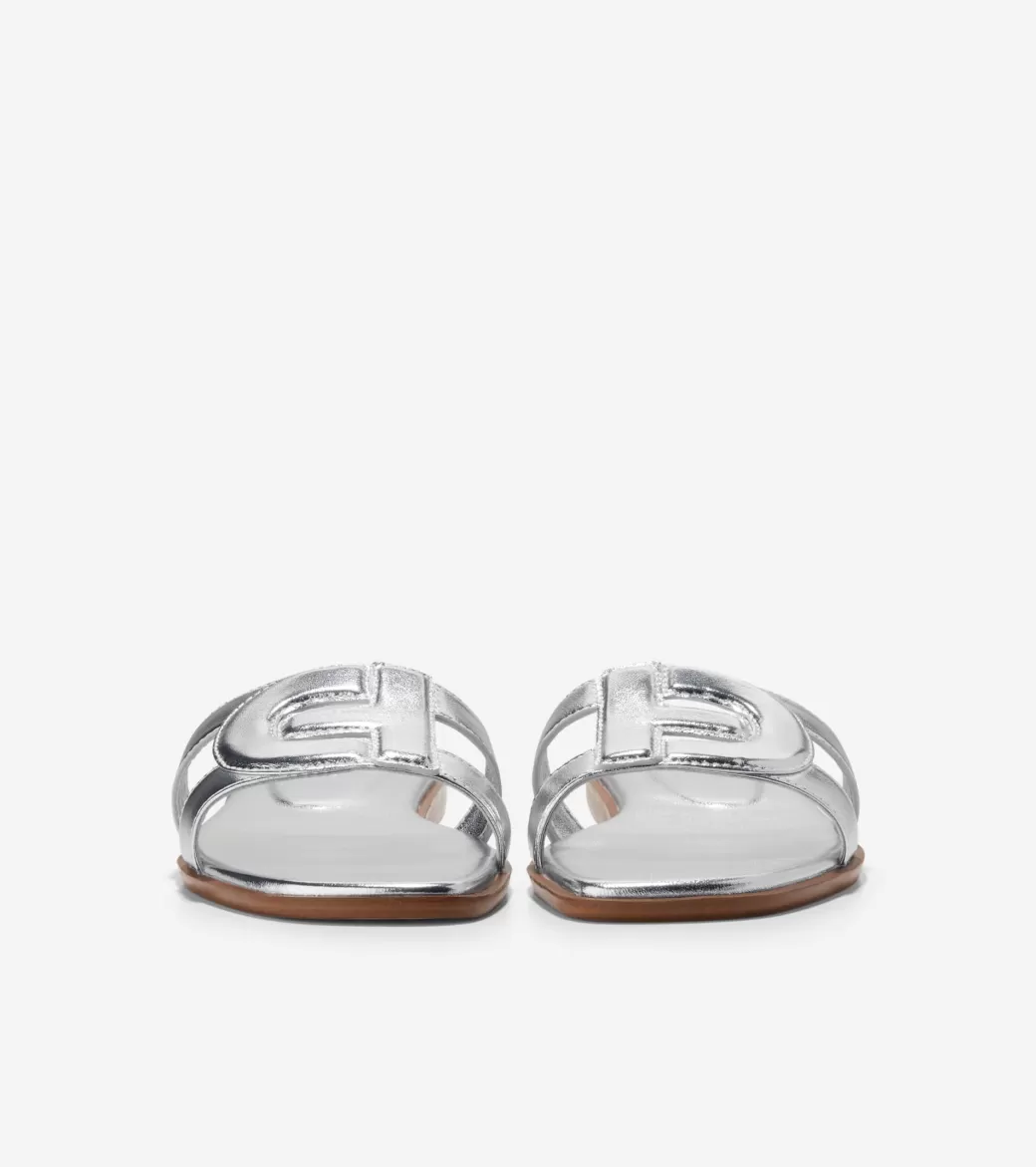 Sandalias de Piel Mujer | Women's Chrisee Slide Sandals-Cole Haan Clearance