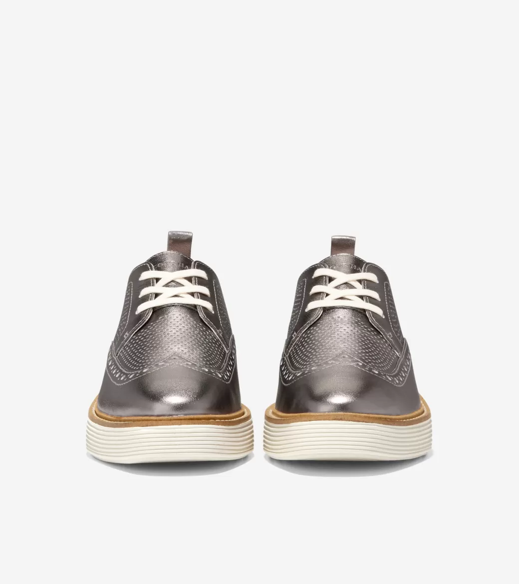 Woman's ØriginalGrand Platform Wingtip Oxfords-Cole Haan Cheap